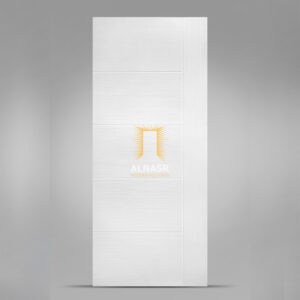 WH2504 alnasr wooden industries shop white hdf veneer النصر للصناعات الخشبية ستور وش باب أبيض إتش دي إف