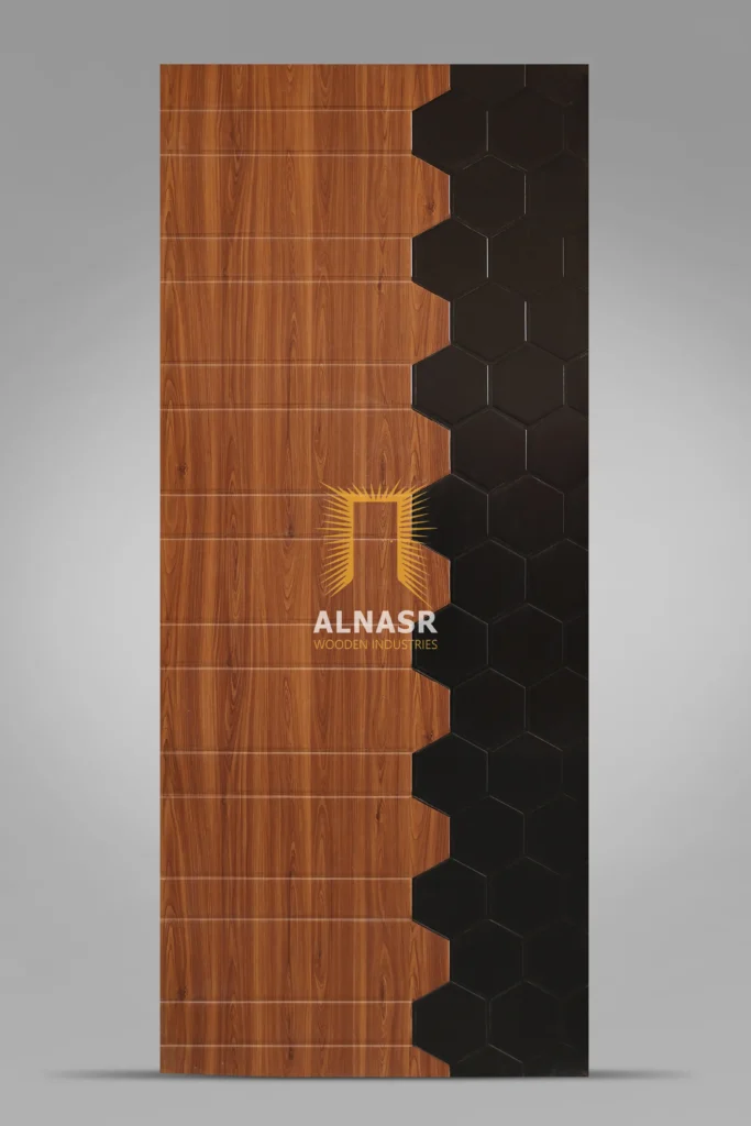 PD2042 alnasr wooden industries pressed decor veneer النصر للصناعات الخشبية وش باب ديكور مضغوط