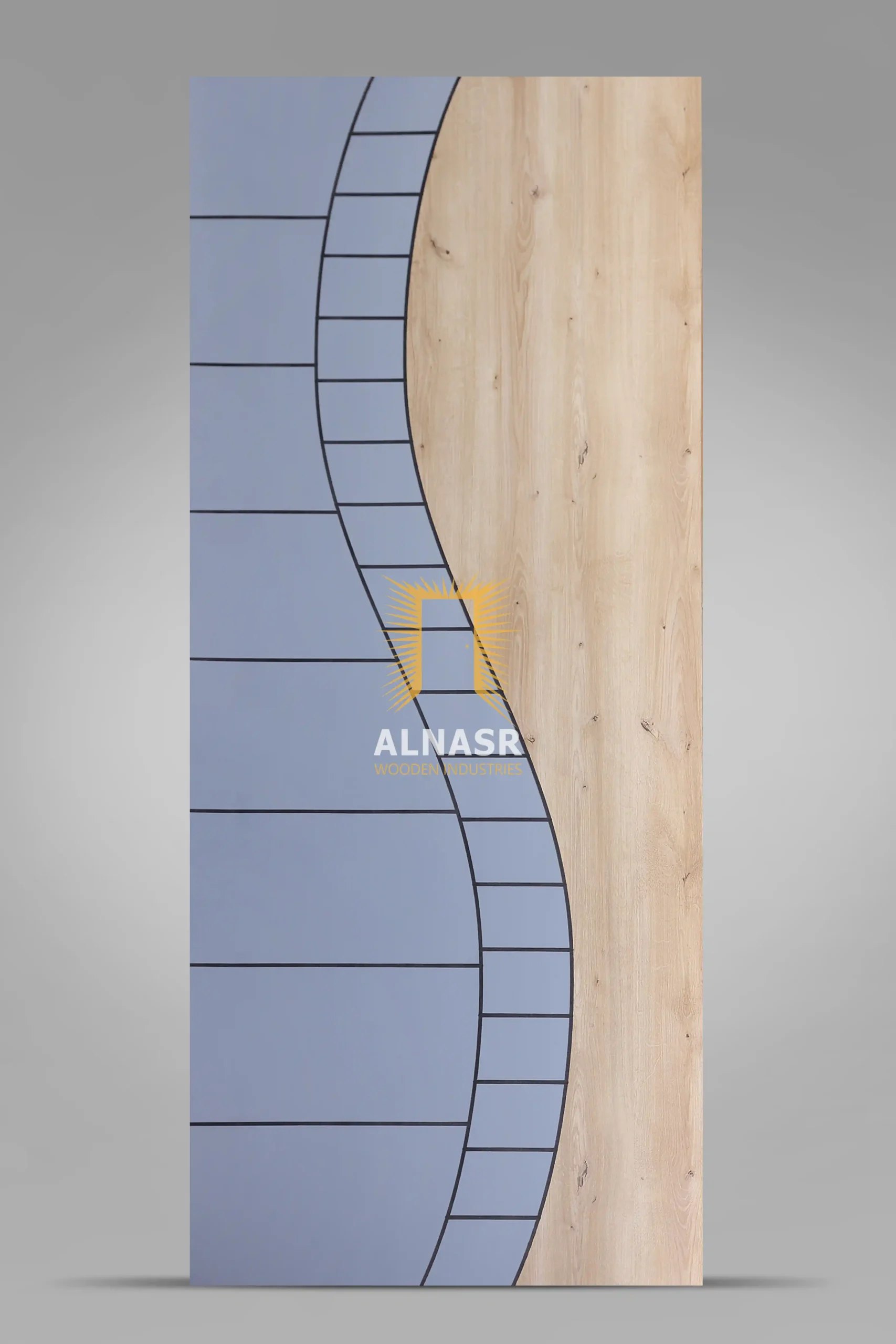 A51-TC1 alnasr wooden industries 2 colors decor veneer النصر للصناعات الخشبية وش باب ديكور 2 لون