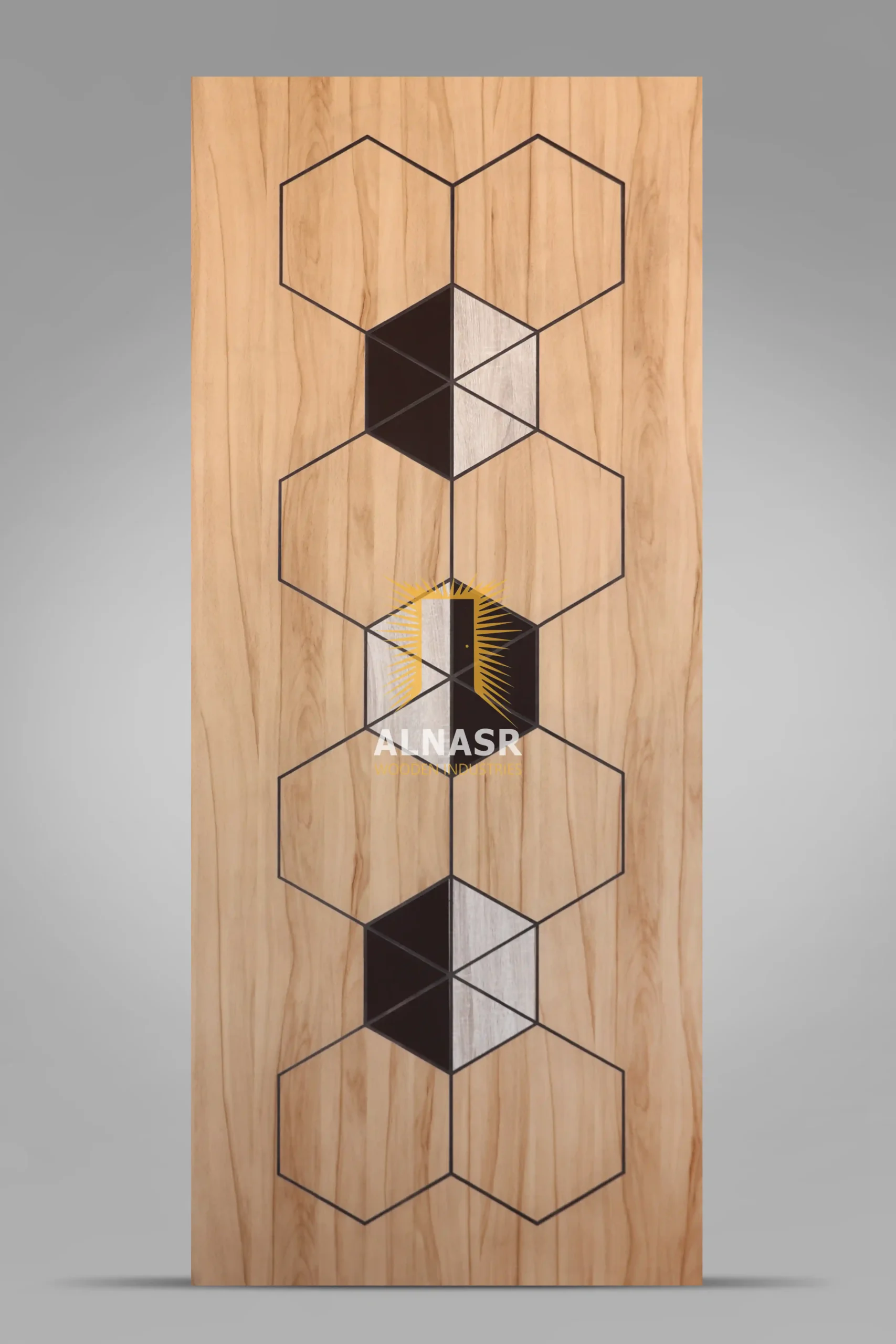 A74-TC2 alnasr wooden industries 2 colors decor veneer النصر للصناعات الخشبية وش باب ديكور 2 لون