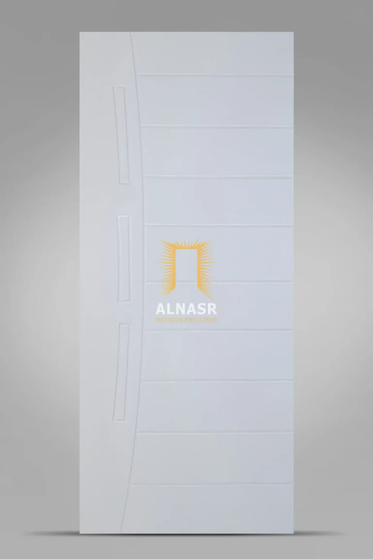 M5-PW alnasr wooden industries pressed white veneer النصر للصناعات الخشبية وش باب أبيض مضغوط-