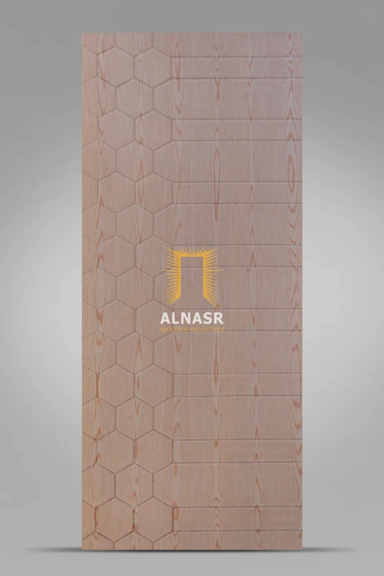 M6-PA alnasr wooden industries pressed arrow veneer النصر للصناعات الخشبية وش باب أرو مضغوط-
