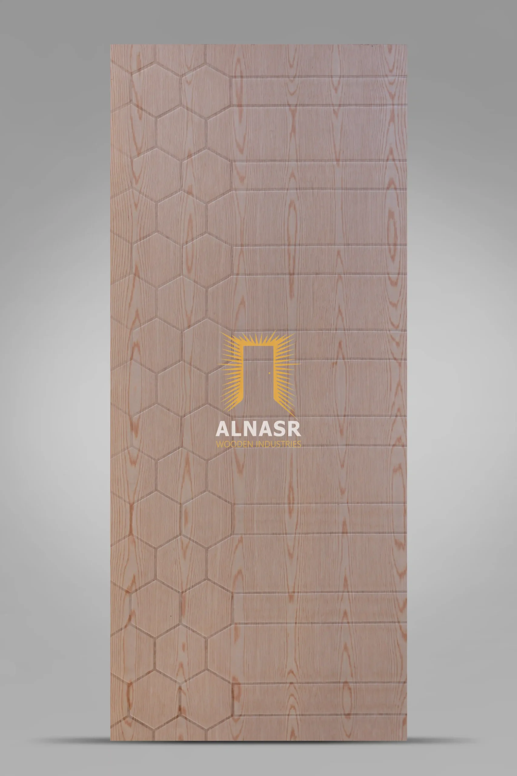 M6-PA alnasr wooden industries pressed arrow veneer النصر للصناعات الخشبية وش باب أرو مضغوط-