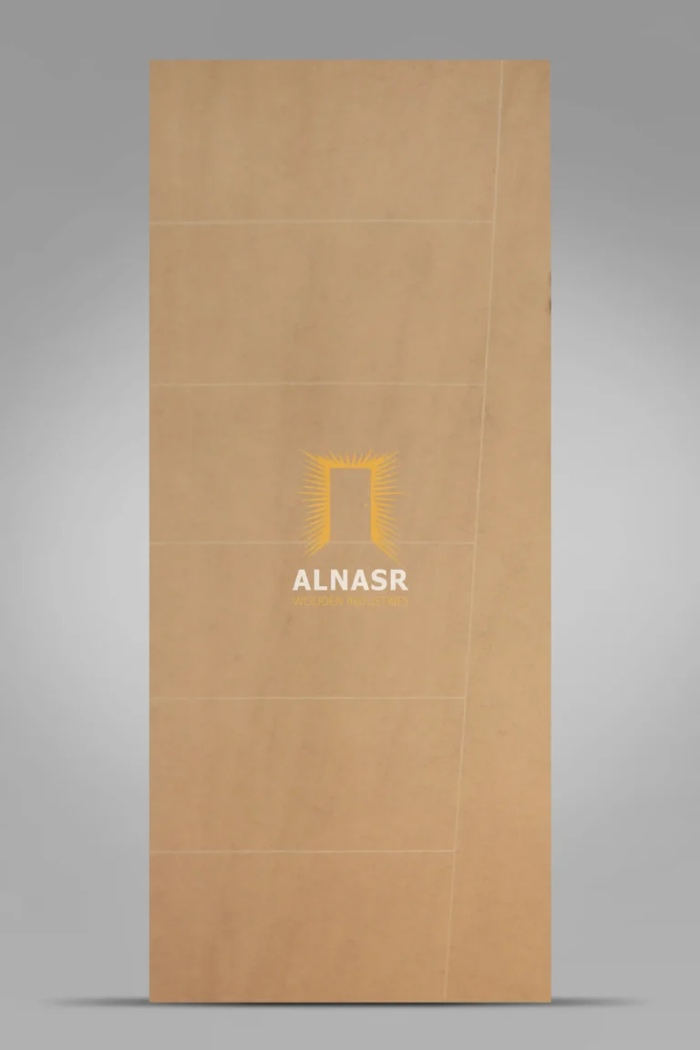 R43-SC alnasr wooden industries solid cnc veneer النصر للصناعات الخشبية وش باب سادة سي ان سي-