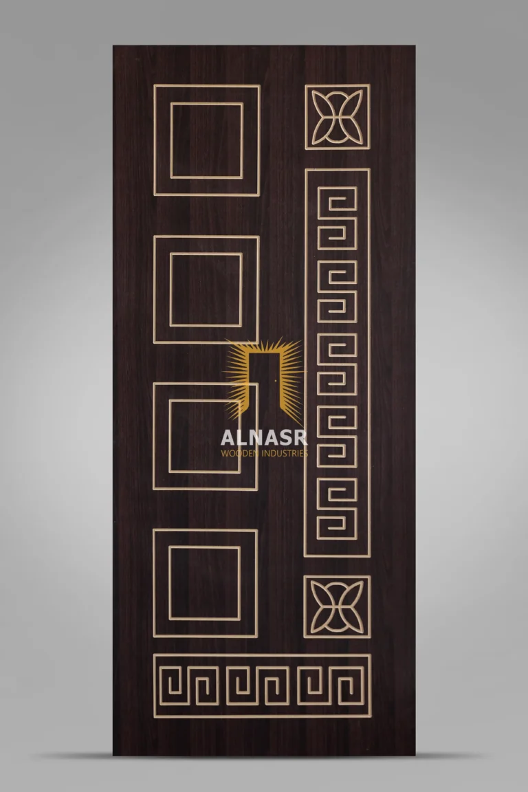 R46-FC1 alnasr wooden industries foil cnc veneer النصر للصناعات الخشبية وش باب فويل سي ان سي-