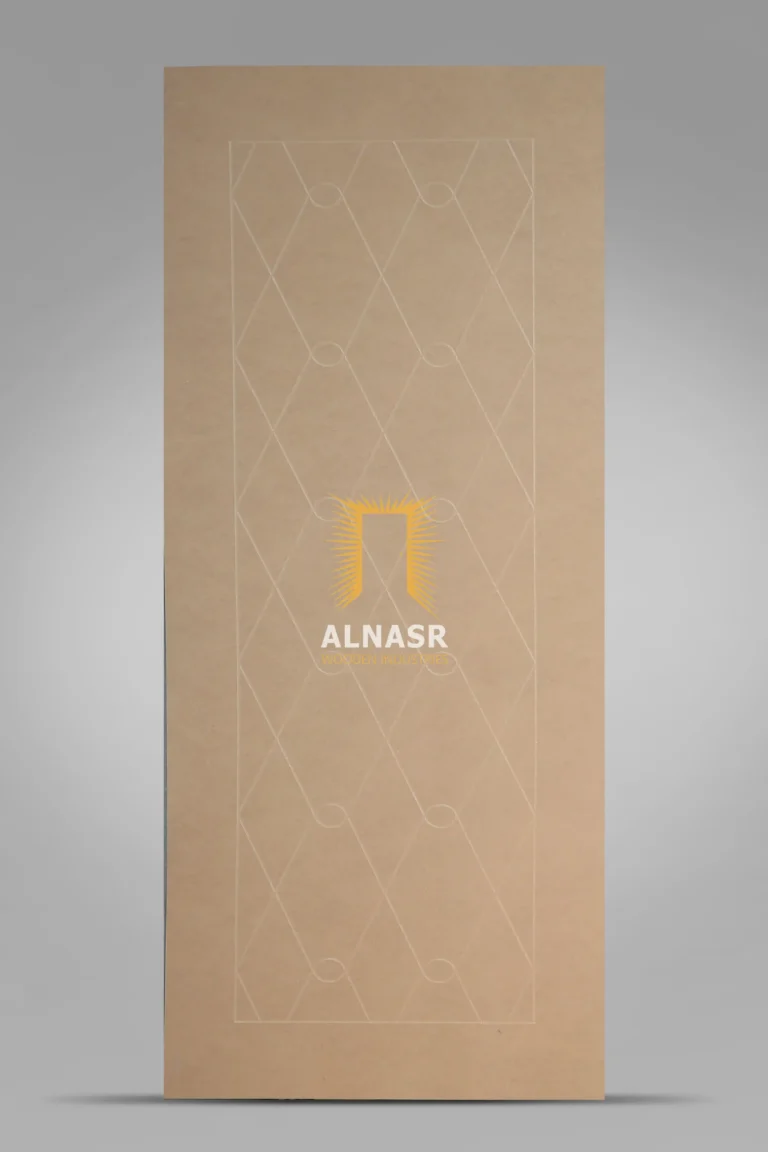 R74-SC alnasr wooden industries solid cnc veneer النصر للصناعات الخشبية وش باب سادة سي ان سي-