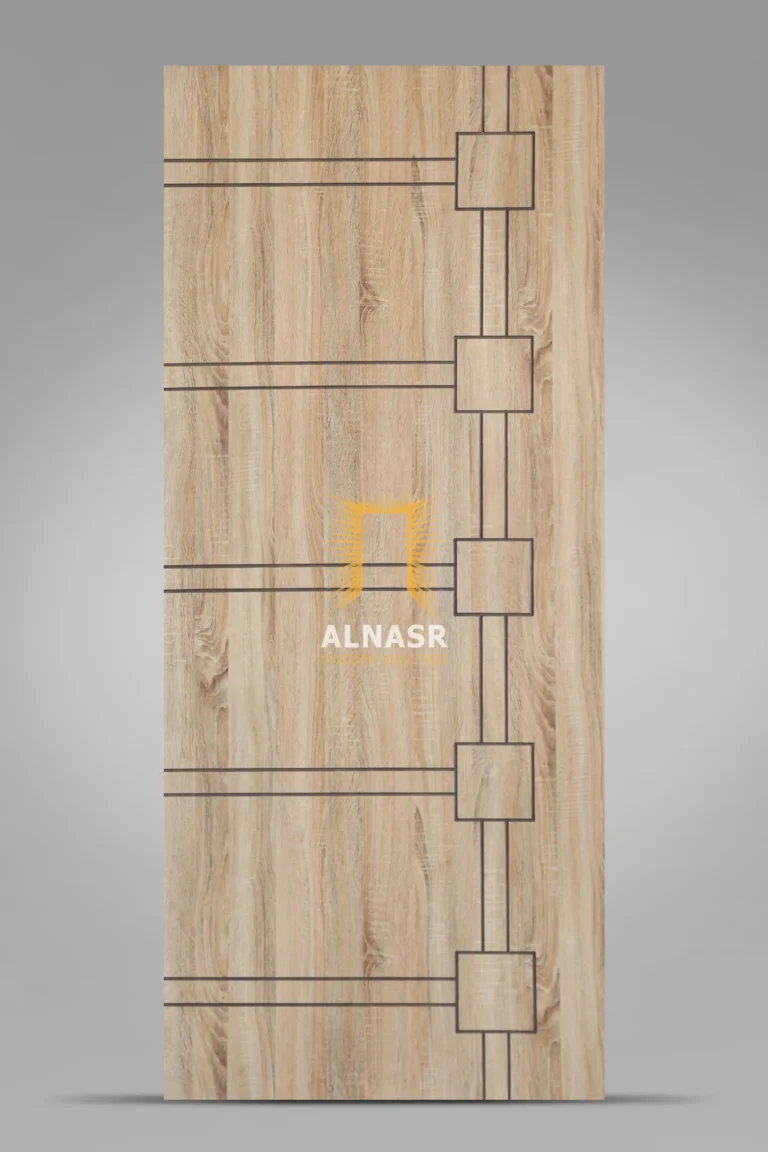 R90-FC1 alnasr wooden industries foil cnc veneer النصر للصناعات الخشبية وش باب فويل سي ان سي-
